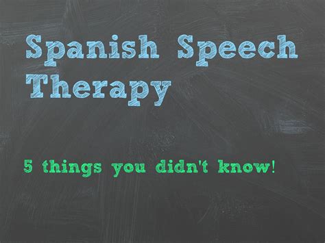 Speech therapy in spanish. Things To Know About Speech therapy in spanish. 